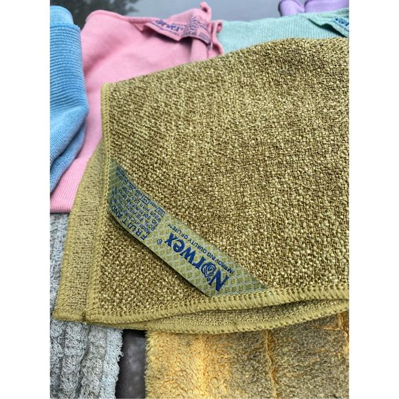 NORWEX Mop System w/ 3 used Pads 5 Hand cloth for window polish 2 enviro 1 fruit - Picture 8 of 16